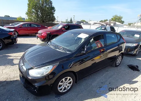 2013 Hyundai Accent Gs из США, поврежденный, VIN KMHCT5AEXDU081028